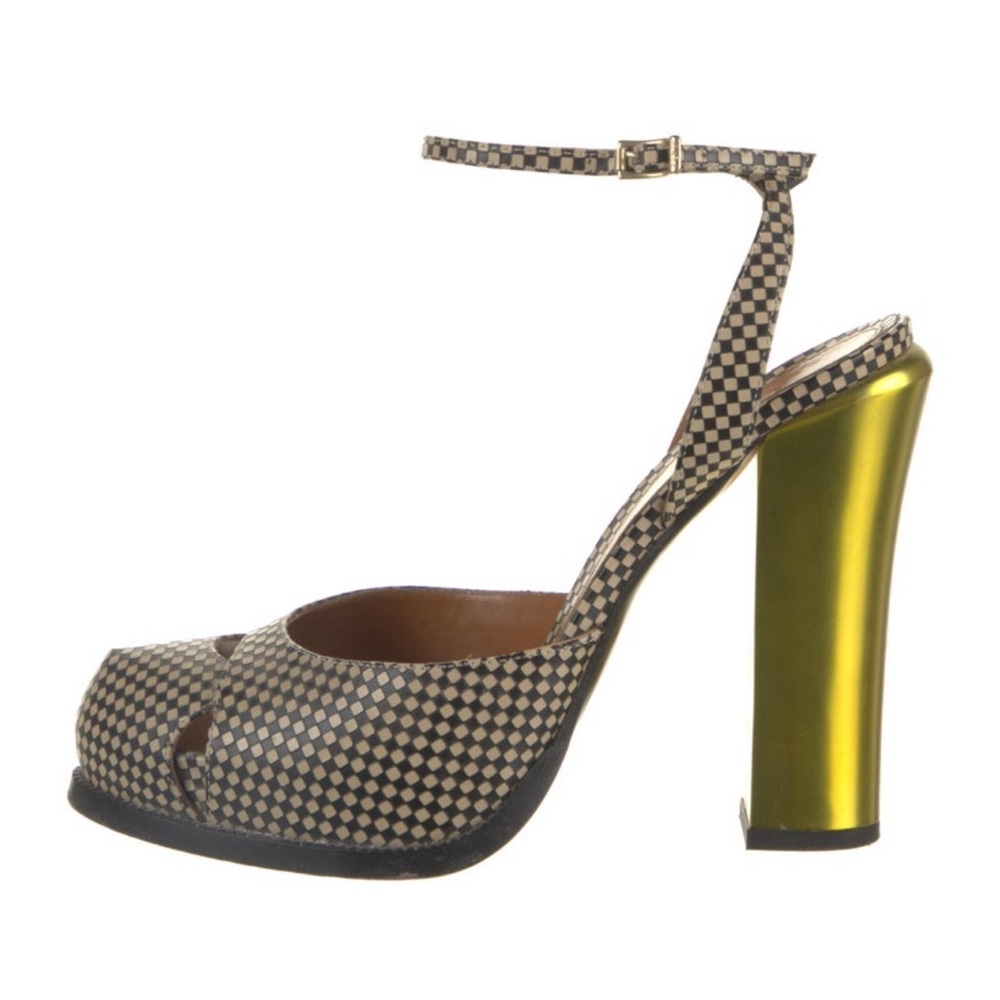 Fendi Leather Slingback Pumps -sz 10